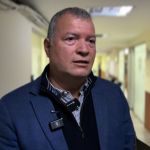 El viceministro de Energía y Minas, Edwin Barrios, comenta por la mezcla de etanol en combustibles. Foto: La Hora / José Orozco