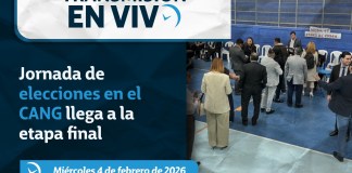 Jornada de elecciones en el CANG llega a la etapa final. Arte La Hora: Alejandro Ramírez