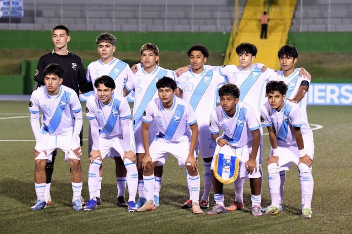 El seleccionado juvenil guatemalteco necesita un empate o victoria para poder sellar su pase al Mundial de Catar 2026. Foto La Hora: FFG