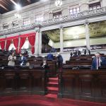 La diputada Teresita De León mantenía la interpelación al ministro de Desarrollo, Abelardo Pinto. Foto: Congreso de la República