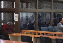 El Juzgado de Mayor Riesgo B inició la audiencia de primera declaración contra siete personas señaladas de integrar la banda "Los Memas". Foto La Hora: Daniel Ramírez