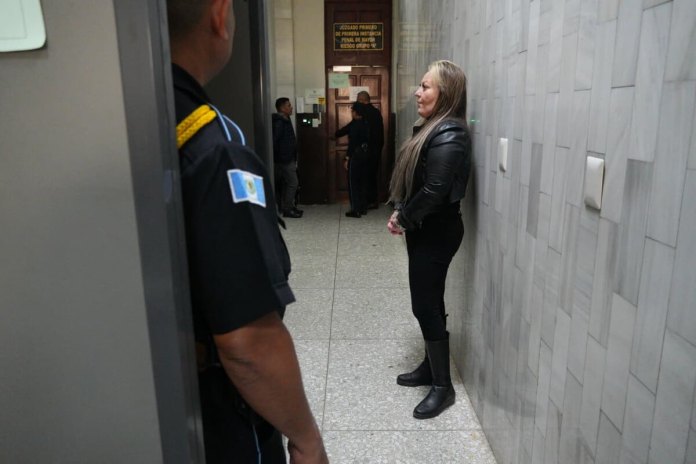 María Marta Castañeda se presentó ante el Juzgado de Mayor Riesgo A para escuchar la audiencia de anticipo de prueba dentro del caso por el atentado contra MIriam Reguero. Foto La Hora: Cortesía