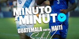 Guatemala vs. Haití, en busca de la clasificación a la Copa del Mundo Sub-17. Foto La Hora: Fedefut.