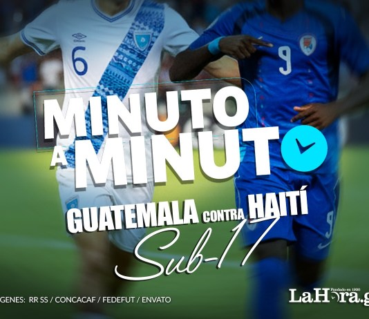 Guatemala vs. Haití, en busca de la clasificación a la Copa del Mundo Sub-17. Foto La Hora: Fedefut.
