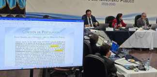 La Comisión de Postulación para elegir candidatos a dirigir el MP aprobó la forma en como se pueden presentar tachas contra aspirantes. Foto La Hora: Sergio Osegueda