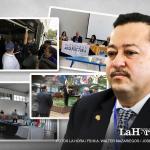 En la Usac están en marcha las elecciones que permitirán designar al rector por el período 2026-2030, y todo apunta a que Walter Mazariegos está perdiendo terreno. Arte: La Hora/Roberto Altán.