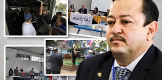 En la Usac están en marcha las elecciones que permitirán designar al rector por el período 2026-2030, y todo apunta a que Walter Mazariegos está perdiendo terreno. Arte: La Hora/Roberto Altán.