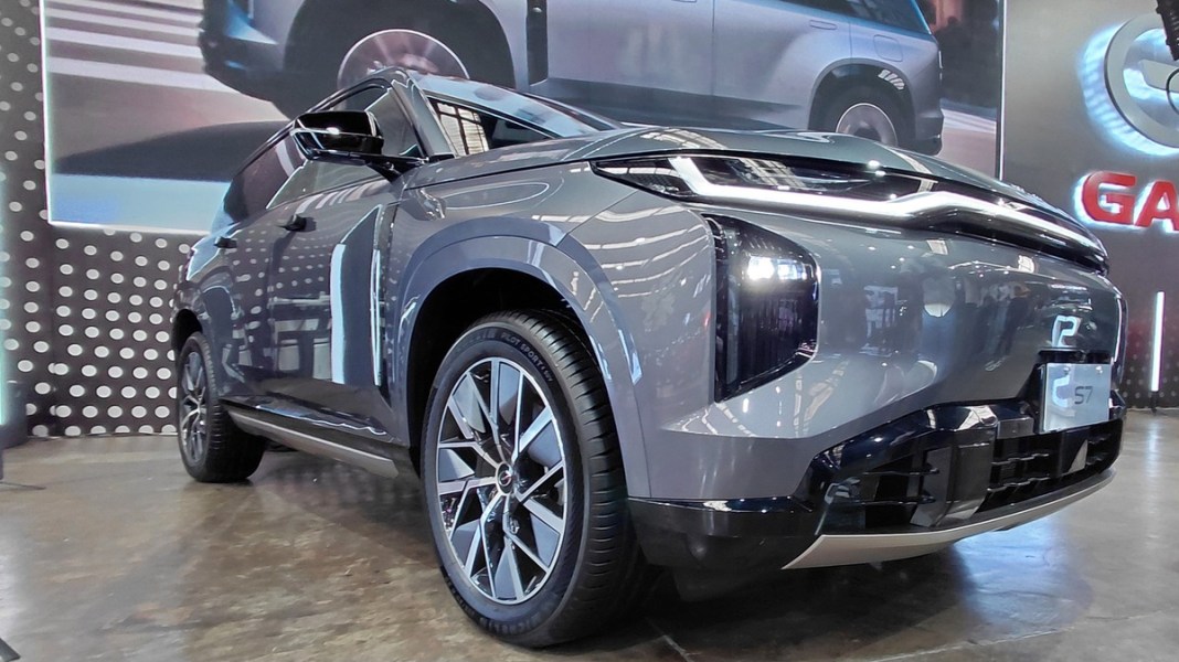 El GAC S7 llega a Guatemala con un diseño tecnológico. Foto: La Hora/ María Alejandra Ortíz.