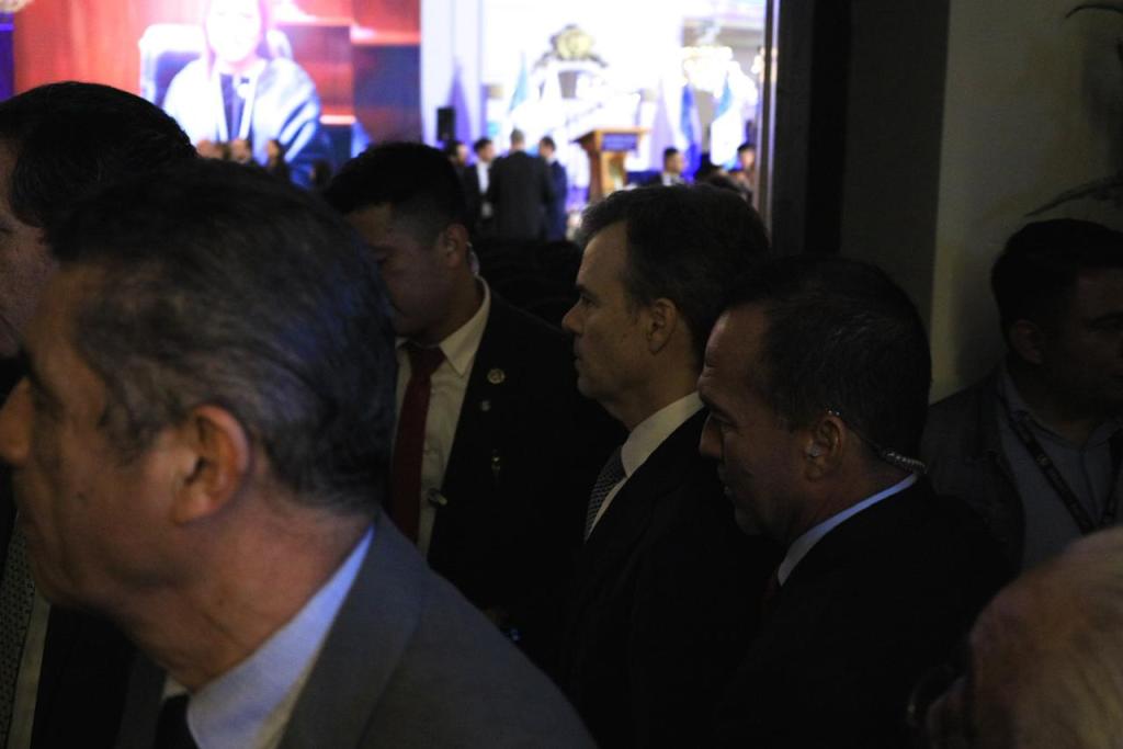 John M. Barrett, Encargado de Negocios de la embajada de Estados Unidos en Guatemala asistió a la presentación de la magistrada como presidenta de la CSJ. Foto La Hora: Daniel Ramírez