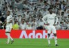 El centrocampista francés del Real Madrid, Aurélien Tchouaméni, tras encajar el primer gol durante el encuentro correspondiente a la jornada 26 de Laliga EA Sports que disputan en el estadio Santiago Bernabéu, en Madrid. Foto La Hora: EFE