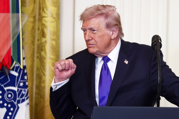 Archivo del presidente de Estados Unidos, Donald Trump. Foto La Hora: EFE