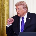 Archivo del presidente de Estados Unidos, Donald Trump. Foto La Hora: EFE