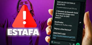 Mides denuncia estafa mediante "Bono Mujer" que afirmaba entregar Q800 por información personal.