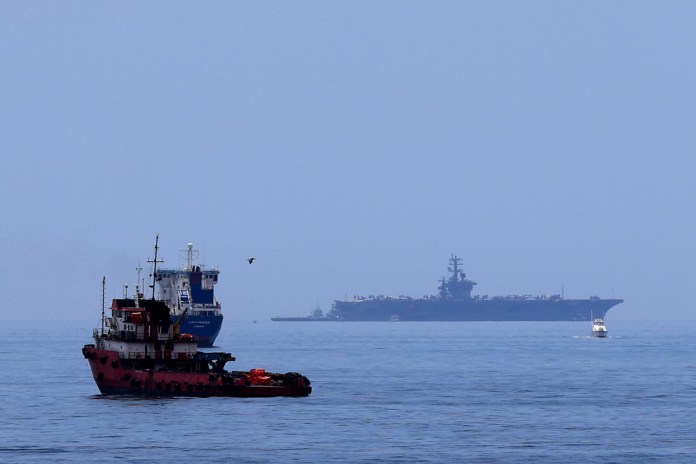 Portaaviones nuclear Nimitz llega a Panamá por ejercicio multinacional 'Mares del Sur' Portaaviones nuclear Nimitz llega a Panamá por ejercicio multinacional