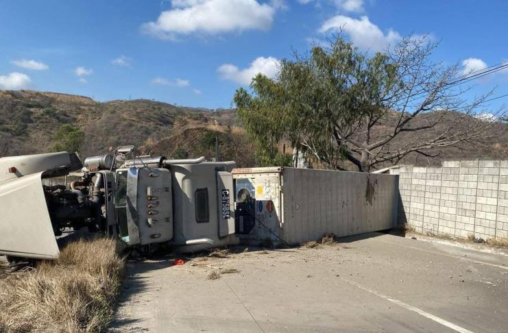 Accidente ruta al Atlantico. Foto La Hora: RRSS