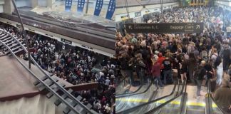 Por una falla eléctrica en la terminal aérea de Denver, Estados Unidos, se suspendieron varios vuelos, lo que generó caos en los usuarios. Foto La Hora: Denver Noticias