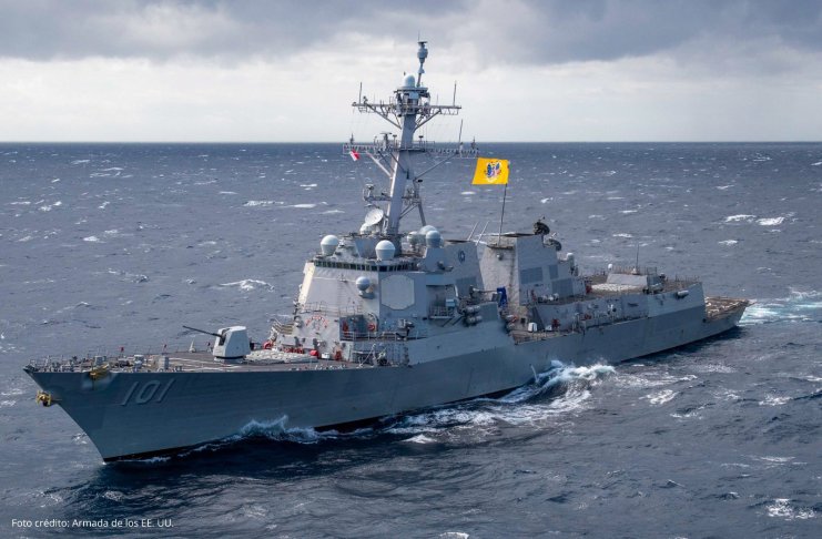 Fuerzas Navales de EE. UU. anuncian maniobras marítimas. Foto La Hora: Armada de los EE.UU.