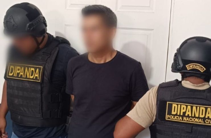 Expulsan de Guatemala a alias "Flaco" integrante del Barrio 18. Foto La Hora: PNC.