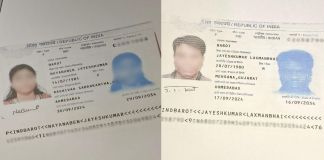 SGAIA-PNC detiene a esposos de India por portar documentos migratorios irregulares. Foto La Hra: PNC.