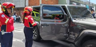 Ataque armado en zona 9 deja un fallecido y provoca cierres viales. Foto La Hora: CBM.