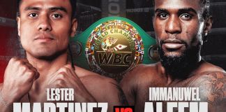El petenero Lester Martínez buscará el título interino supermediano ante Immanuwel Aleem. Foto La Hora: Probox TV.
