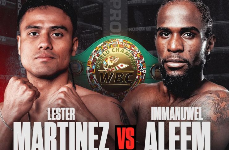 El petenero Lester Martínez buscará el título interino supermediano ante Immanuwel Aleem. Foto La Hora: Probox TV.
