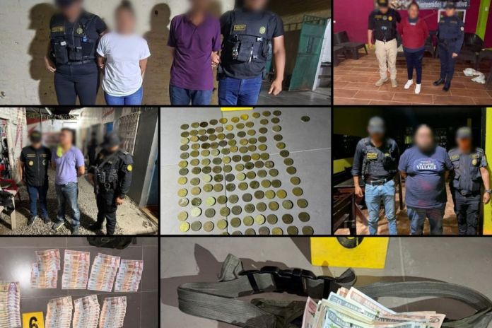 Rescatan a 14 mujeres víctimas de explotación sexual y captura a cinco personas en Jutiapa. Foto La Hora: MP.