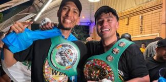 Joshua Anton junto a Lester Martínez, los campeones de guatemala. Foto La Hora: RR.SS.