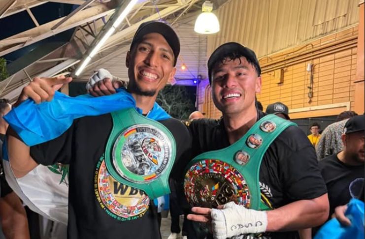 Joshua Anton junto a Lester Martínez, los campeones de guatemala. Foto La Hora: RR.SS.