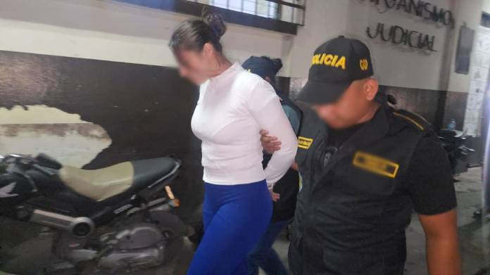 Barby del sur recapturada en Escuintla. Foto La Hora: Policía Nacional Civil (PNC)