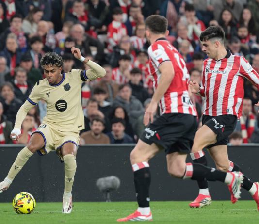 Lamine Yamal anotó el único gol en la victoria del FC Barcelona frente al Athletic de Bilbao