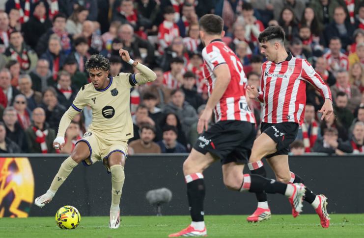 Lamine Yamal anotó el único gol en la victoria del FC Barcelona frente al Athletic de Bilbao