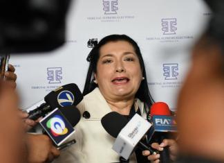 La magistrada saliente del Tribunal Supremo Electoral (TSE), Blanca Alfaro. Foto La Hora: José Orozco