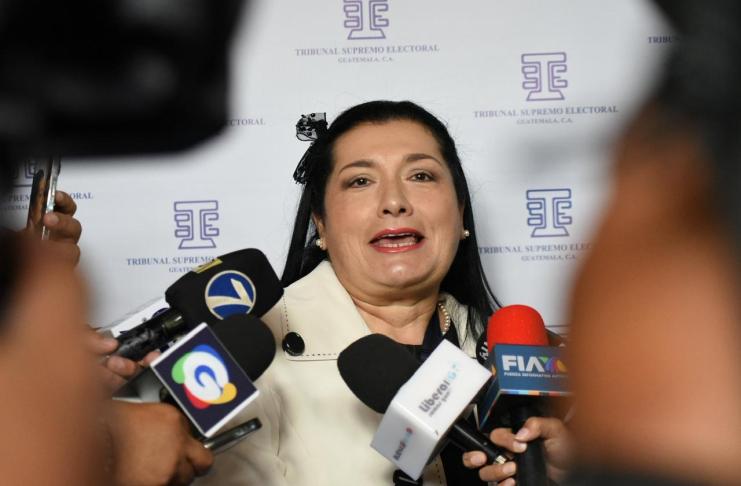 La magistrada saliente del Tribunal Supremo Electoral (TSE), Blanca Alfaro. Foto La Hora: José Orozco