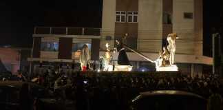 Procesión recorre las calles de la zona 1