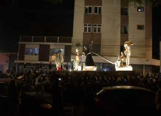 Procesión recorre las calles de la zona 1