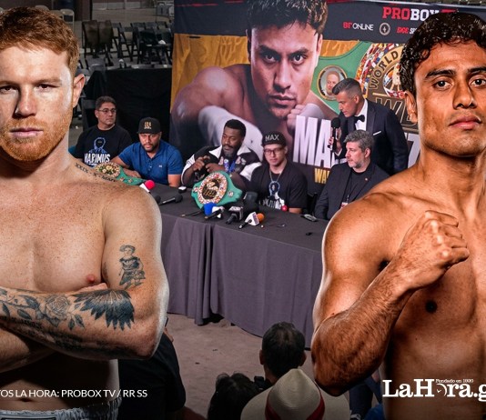 Lester Martínez se declara “más que listo” para enfrentar a "Canelo" Álvarez. Arte La Hora: Alejandro Ramírez.