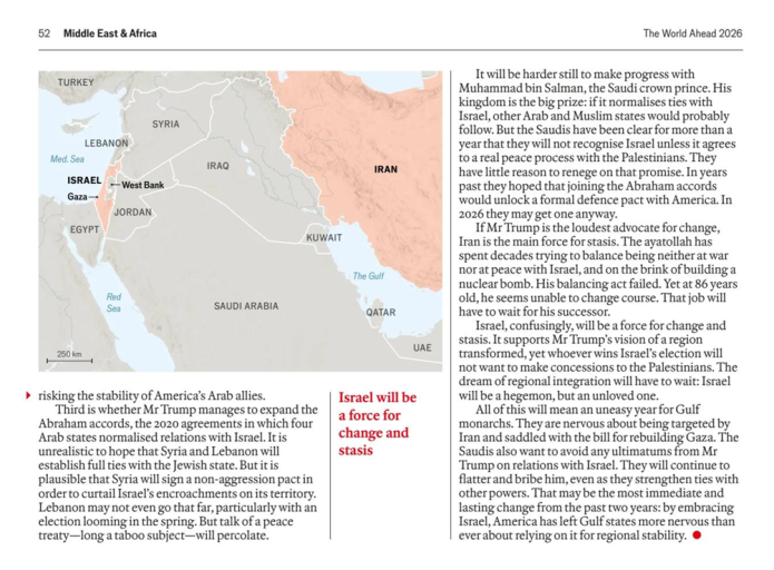 Irán, Israel y EE. UU. The Economist