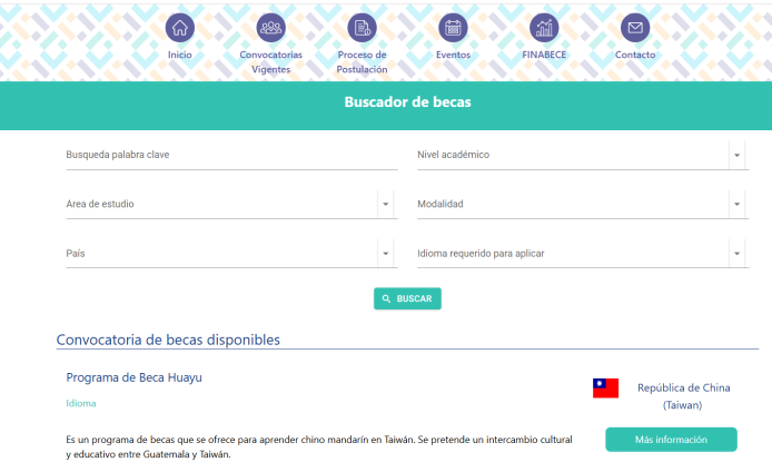 becas Taiwán