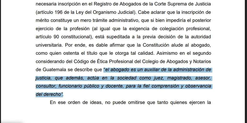 Elección de Fiscal General: resolución equipararía experiencia judicial con ejercicio de abogacía