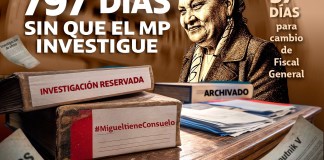 797 días en los que el MP ratifica su protección oficiosa a Miguel Martínez