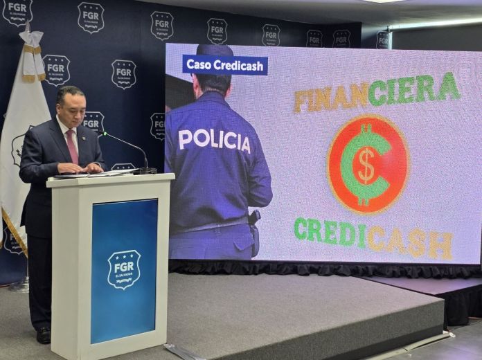 Credicash La Fiscalía General de la República (FGR) investiga a la empresa Credicash por operar un presunto esquema piramidal y lavado de dinero. Foto La Hora: FGR
