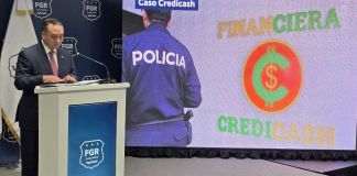 La Fiscalía General de la República (FGR) investiga a la empresa Credicash por operar un presunto esquema piramidal y lavado de dinero. Foto La Hora: FGR