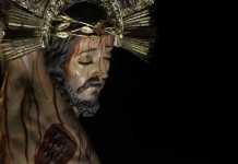 Guatemala cuenta con una de las imágenes más antiguas de un Cristo Crucificado con características únicas, siendo, el de la Preciosa Sangre. Foto La Hora: Sergio Osegueda