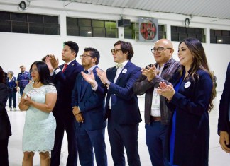 Planilla de oposición a Walter Mazariegos fue electa como Cuerpo Electoral Universitario por parte del Colegio de Abogados y Notarios de Guatemala (CANG). Foto La Hora: Unidad x La Democracia