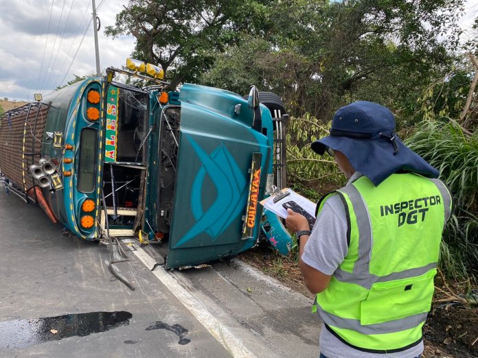 DGT sancion accidente ruta a el salvador - dgt