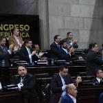 Diputados del Congreso de la Republica celebran la eleccion de magistrados del Tribunal Supremo Electoral. Foto La Hora: José Orozco