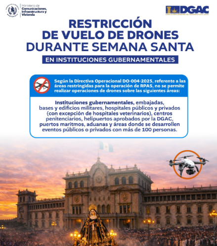 Restricciones en uso de drones por la DGAC.Foto: DGAC