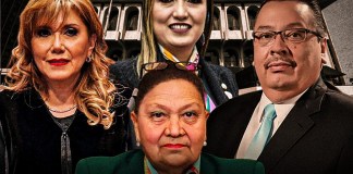 La magistrada titular Dina Ochoa, la fiscal general María Consuelo Porras y el magistrado suplente Luis Rosales suenan entre los tres favoritos de la Corte Suprema de Justicia. Foto La Hora: Jesús Ríos.