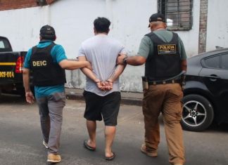 Extraditable 17 del año, capturado en Escuintla. Foto La Hora: PNC